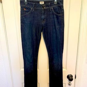 Hudson Beth Midrise Baby Boot Cut Blue Jeans